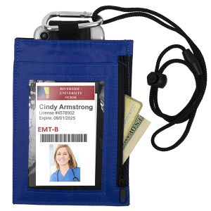 Angel Cell Phone & ID Holder Wallet with Carabiner