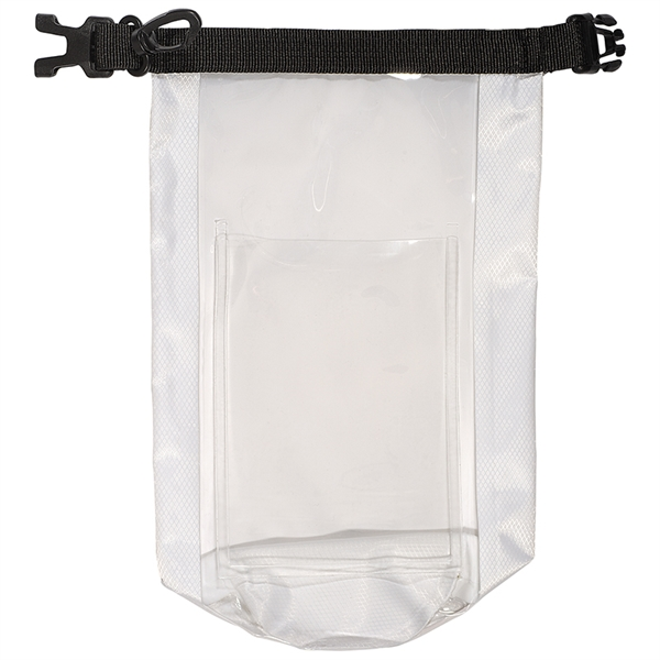 2L Water-Resistant Dry Bag with Mobile Pocket | Knock-Out Specialties ...